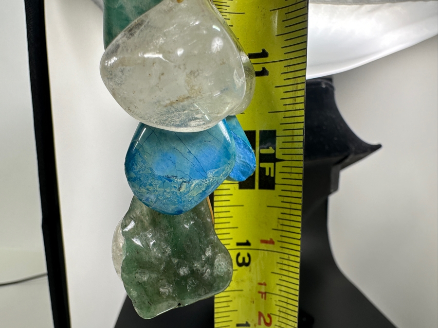 Multi Polished Stone 26' Necklace [Photo 4]