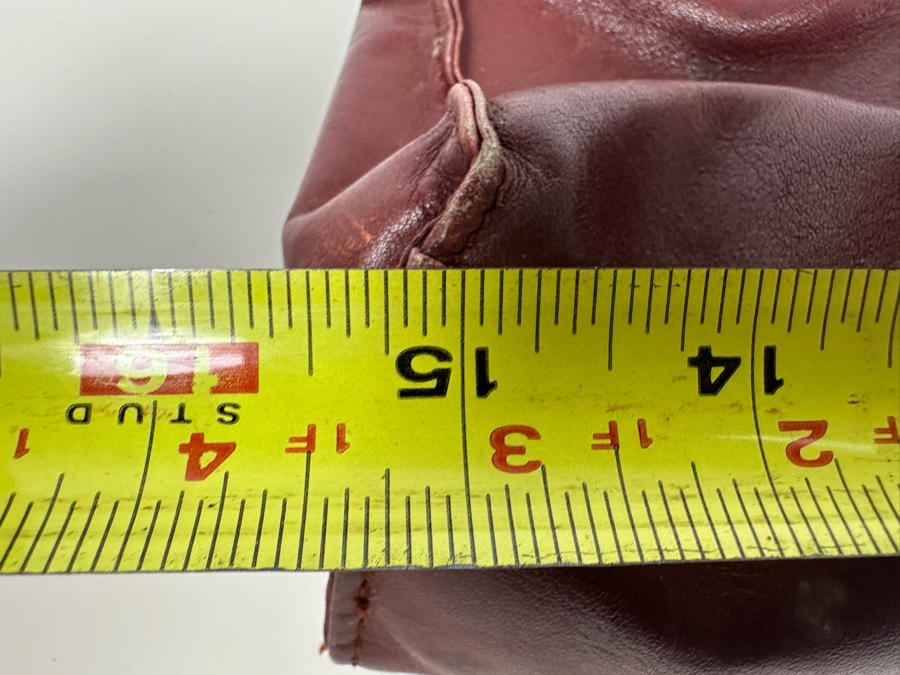 Vintage 1975 Les Must De Cartier Paris Leather Handbag 15.5W X 12H [Photo 7]