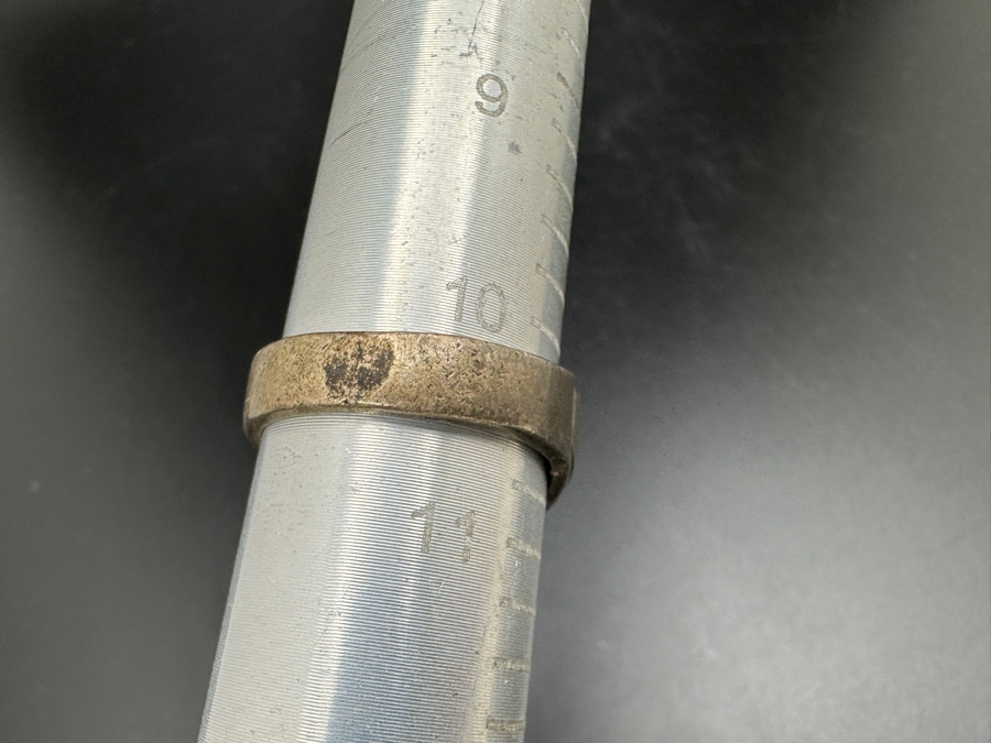 Vintage Sterling Silver USN United States Navy WWII 'Dee Bee' Ring Size 10.5 12.7g [Photo 5]