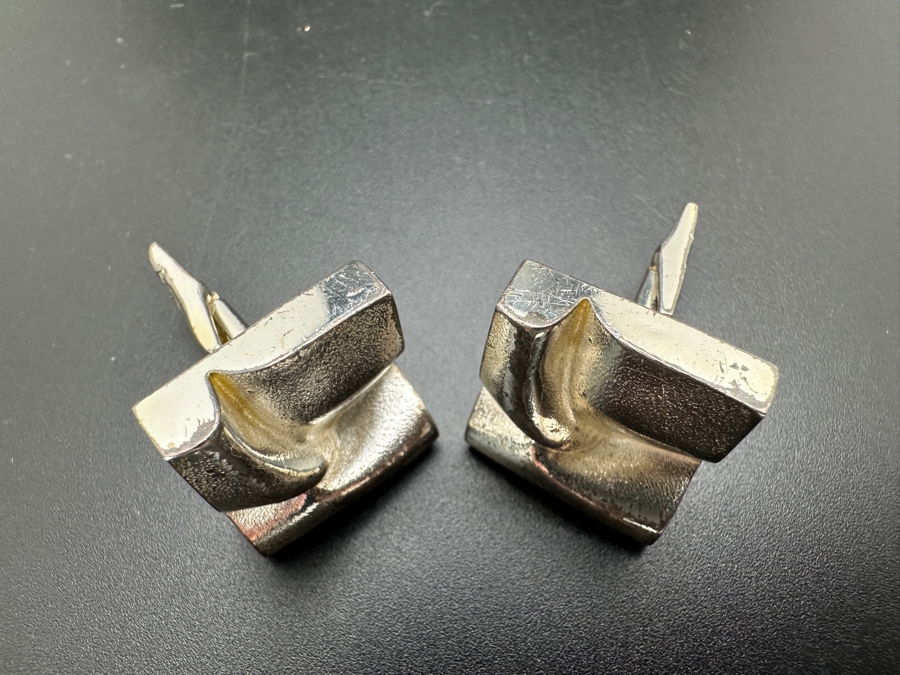 Pair Of Vintage MCM Finland Lapponia Sterling Silver Cufflinks Hallmarked 30.4g [Photo 2]