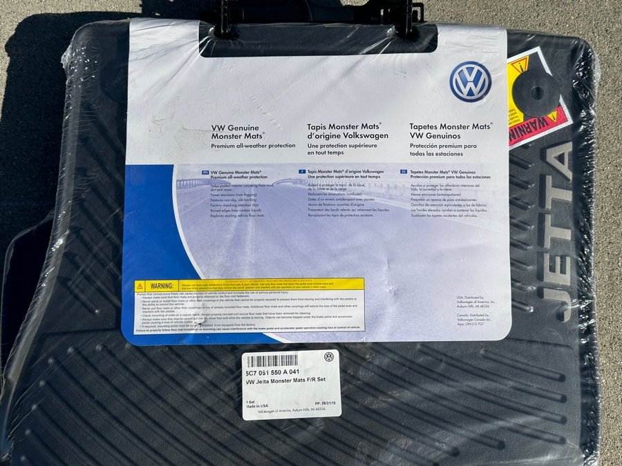 New VW Genuine Monster Mats For VW Jetta [Photo 2]