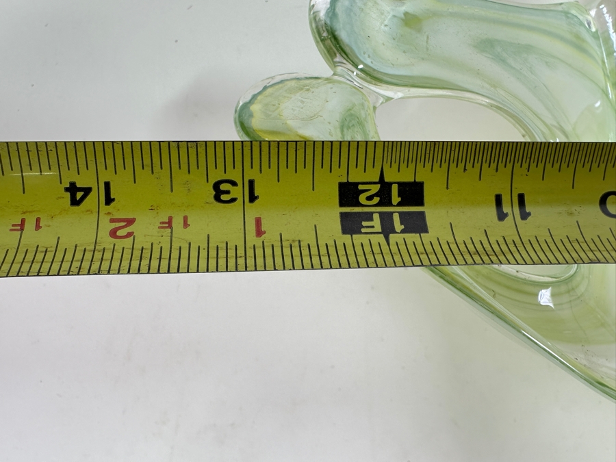 Vintage MCM Italian Lavorazione Murano Art Glass Bowl With Original Tag 13W X 3H [Photo 9]