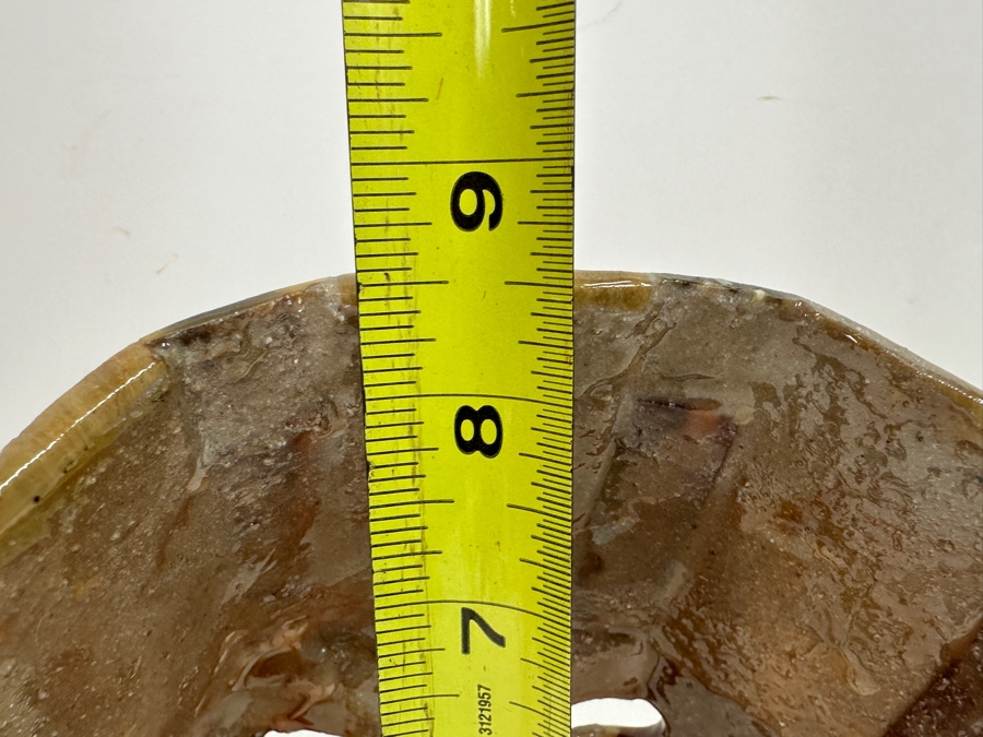 Aztec Mosaic Stone Burial Death Mask With Semi Precious Stones 8.5H [Photo 5]