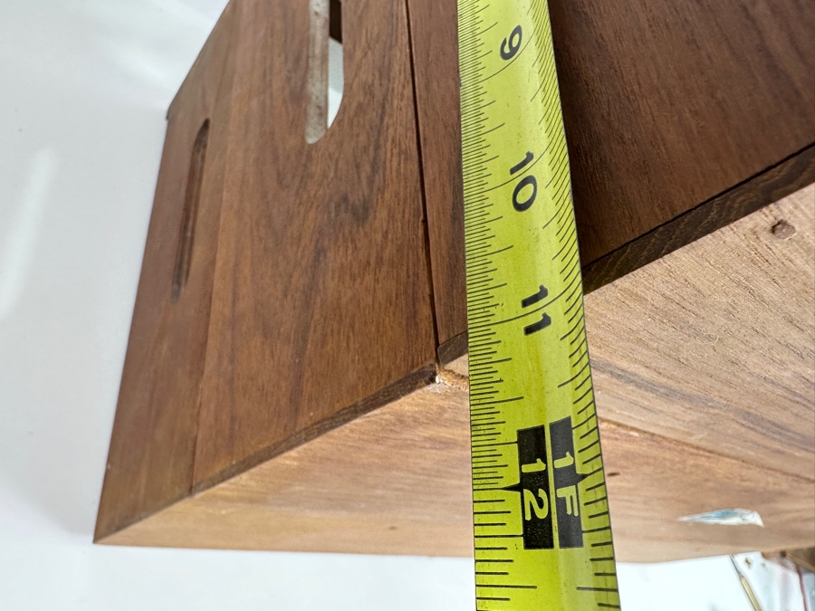 Vintage Kalmar Teak Stacking 3-Level Wine Rack Thailand 19W X 11D X 13.5H [Photo 7]