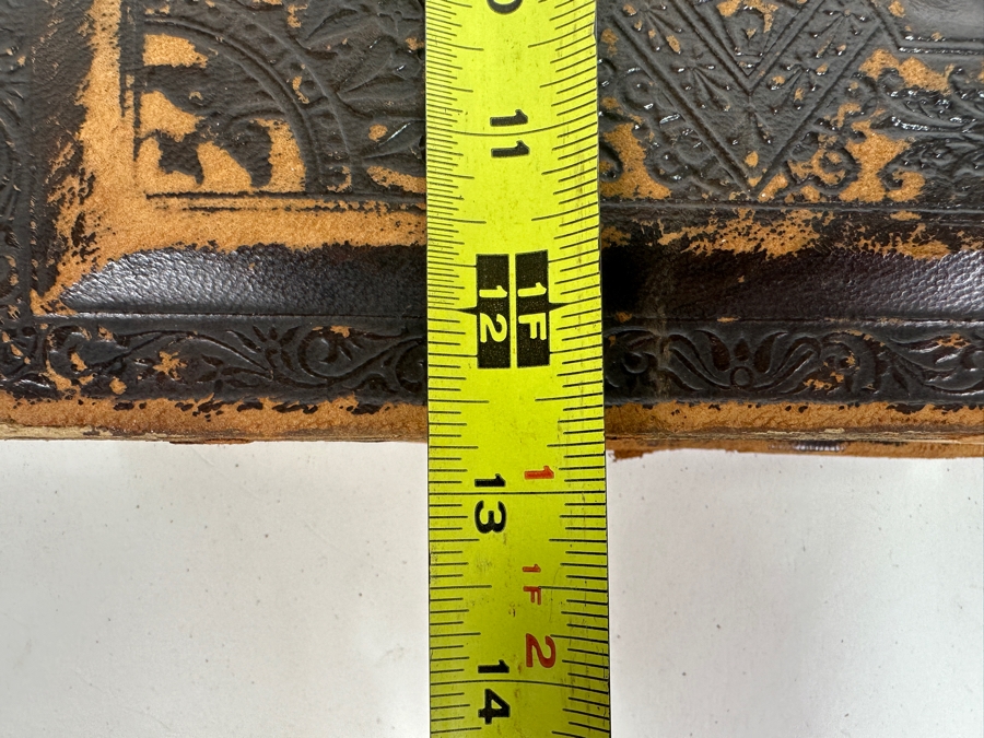 Antique 1888 Holy Bible Philadelphia A. J. Holman & Co. With Damaged Binding 10.25W X 12.5H X 3.25D [Photo 11]