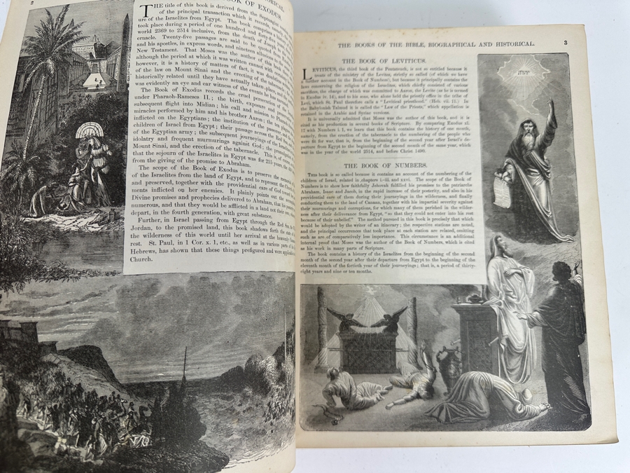 Antique 1888 Holy Bible Philadelphia A. J. Holman & Co. With Damaged Binding 10.25W X 12.5H X 3.25D [Photo 6]