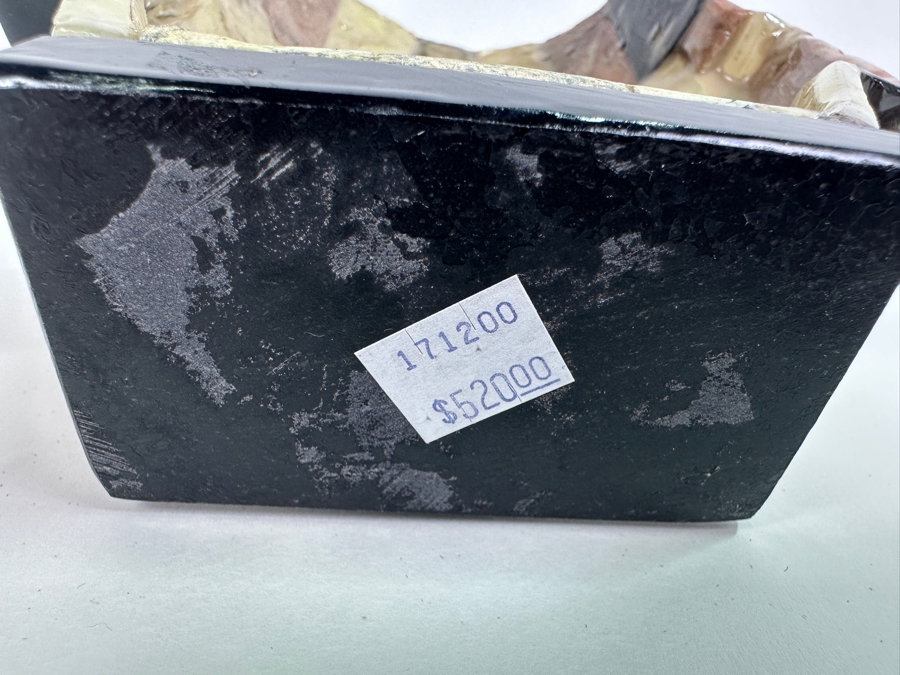 Aztec Mosaic Stone Burial Death Mask With Semi Precious Stones 6W X 8H Retails $520 [Photo 7]