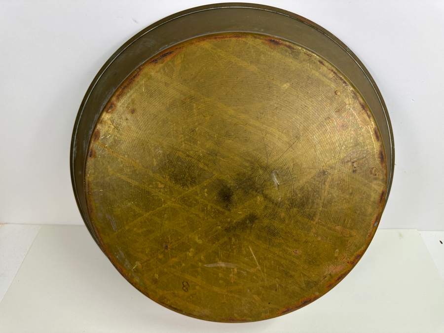 Large Copper Bowl Plate 17W X 3.5H [Photo 3]