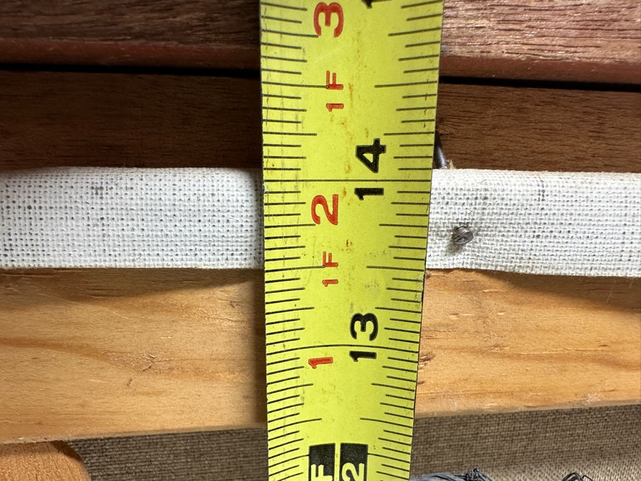 Original Portrait Painting On Canvas Signed Lower Right A. De Barros 10 X 14 Framed 16 X 20 [Photo 8]