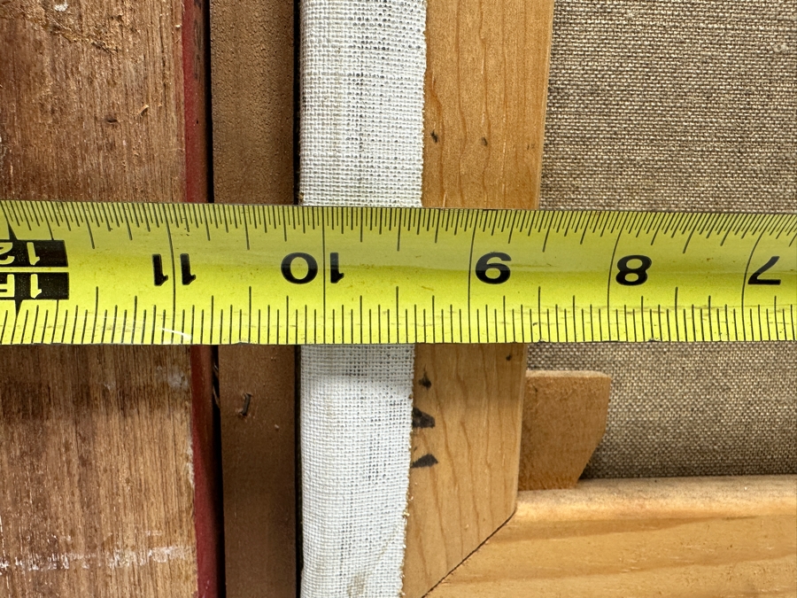 Original Portrait Painting On Canvas Signed Lower Right A. De Barros 10 X 14 Framed 16 X 20 [Photo 7]