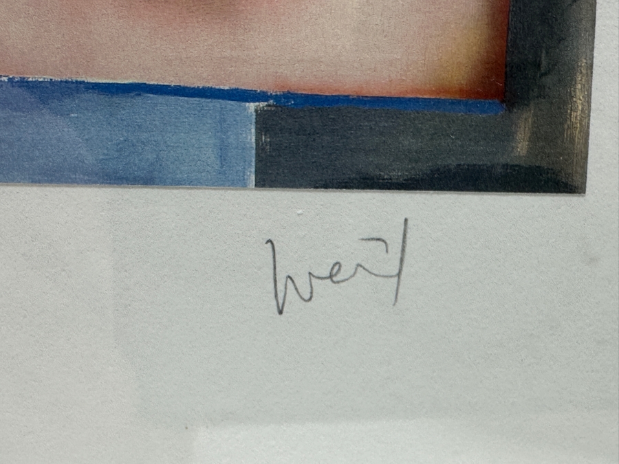Robert Weil Mixed-Media Collage Pencil Signed Lower Right 7 X 7 [Photo 5]