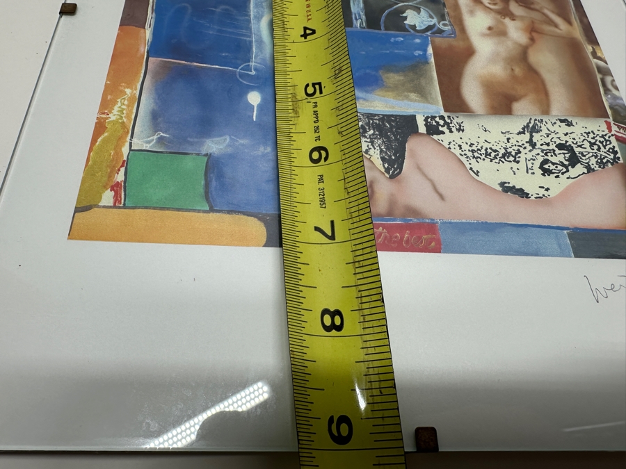 Robert Weil Mixed-Media Collage Pencil Signed Lower Right 7 X 7 [Photo 8]