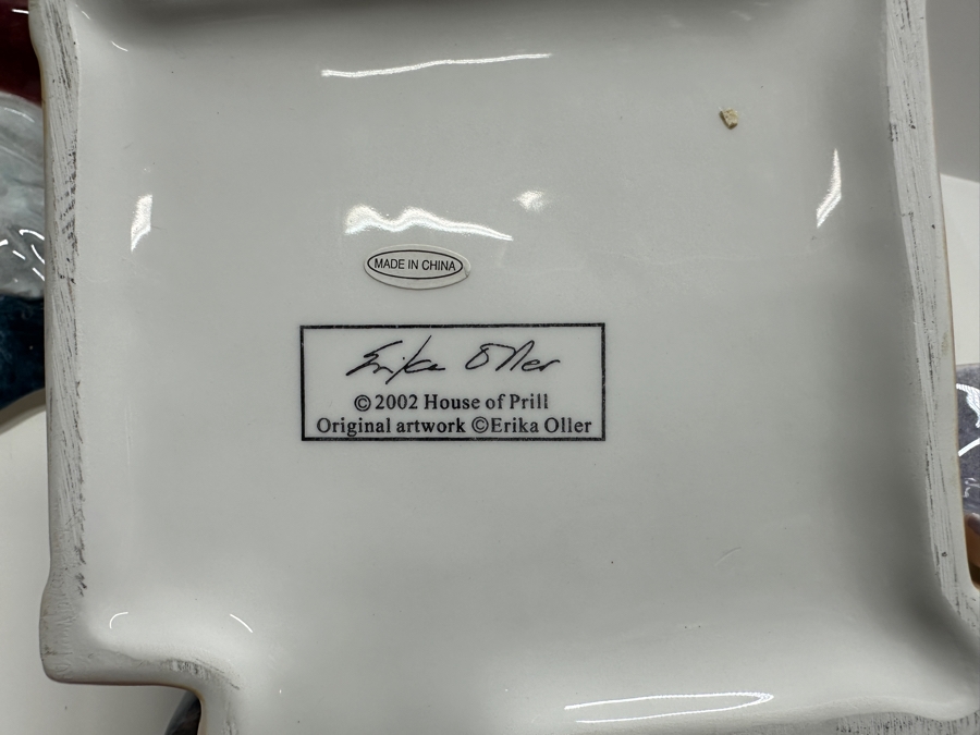 2002 House Of Prill By Erika Oller Cookie Jar 'Inclined Towards Dessert' 10W X 9D X 9.5H [Photo 6]