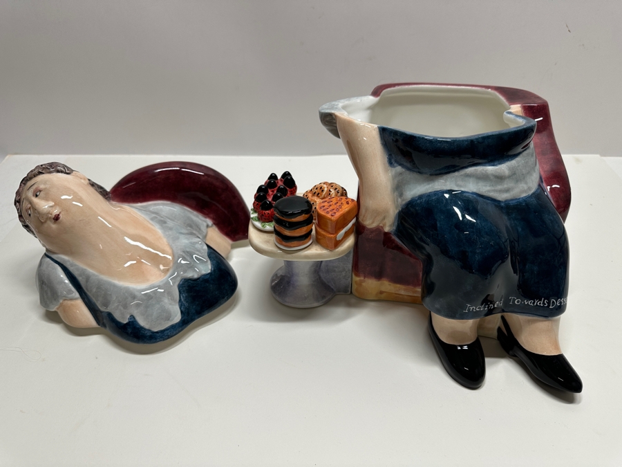 2002 House Of Prill By Erika Oller Cookie Jar 'Inclined Towards Dessert' 10W X 9D X 9.5H [Photo 5]