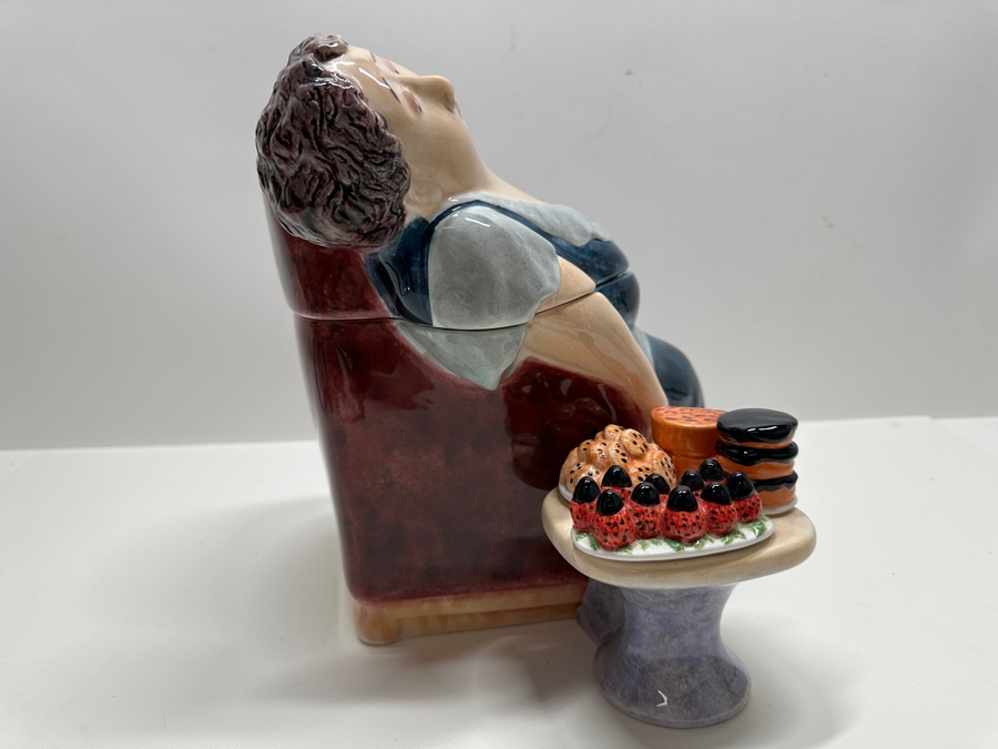 2002 House Of Prill By Erika Oller Cookie Jar 'Inclined Towards Dessert' 10W X 9D X 9.5H [Photo 4]