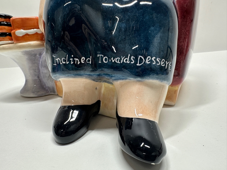 2002 House Of Prill By Erika Oller Cookie Jar 'Inclined Towards Dessert' 10W X 9D X 9.5H [Photo 8]