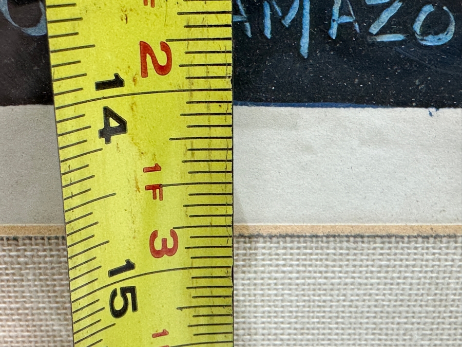 Juan Centurion Original Artwork On Paper Titled 'Anaconda Sucuri - Amazonas' 1985 18 X 15 Framed 24.5 X 21 [Photo 7]