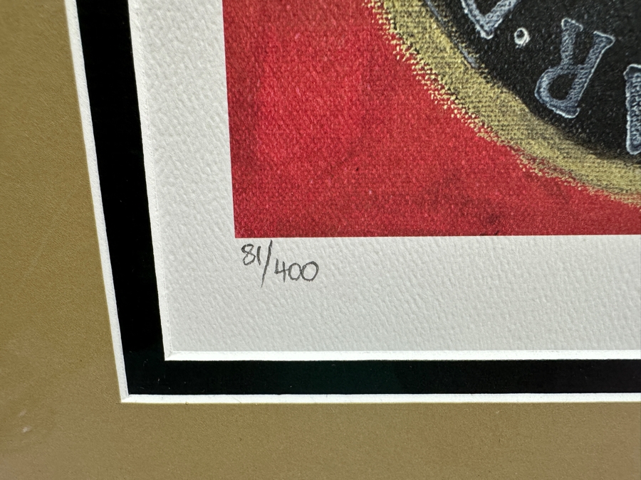 Connie Tunick Limited Edition Print Titled 'You Are Here' Numbered 81/400 Signed Lower Right 20 X 20 Framed [Photo 4]