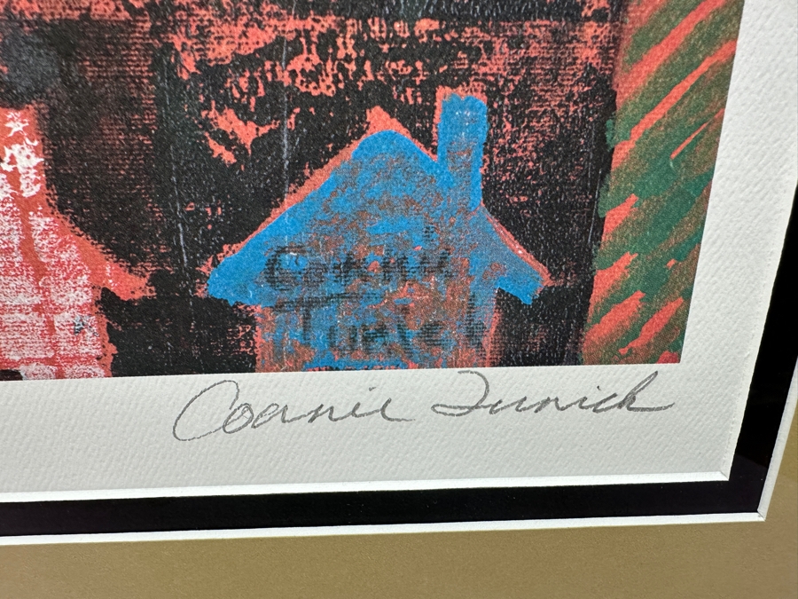 Connie Tunick Limited Edition Print Titled 'You Are Here' Numbered 81/400 Signed Lower Right 20 X 20 Framed [Photo 3]