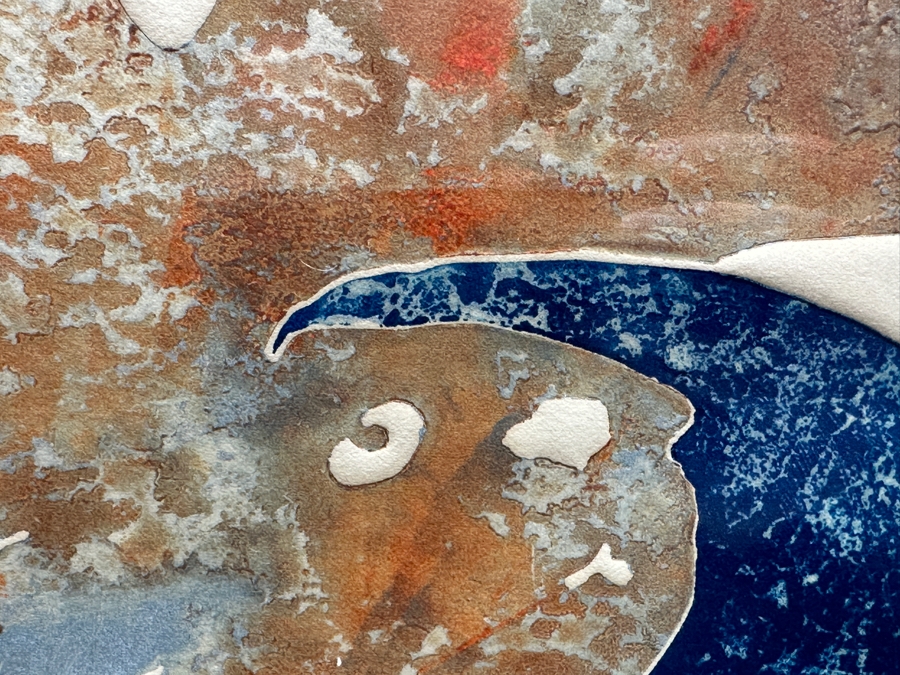 R. Spring Etching Titled Cock-a-Doodle Hand Signed Lower Right And Numbered 27 Of 175 9.5 X 14 Framed 15.5 X 20 [Photo 7]