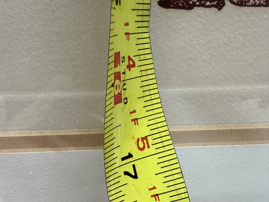 Robert Weil Limited Edition Lithograph On Paper Man Reading Newspaper With A Bird On His Head Pencil Signed Lower Right And Numbered 59 Of 125 12 X 17 Framed 19 X 24 [Photo 8]