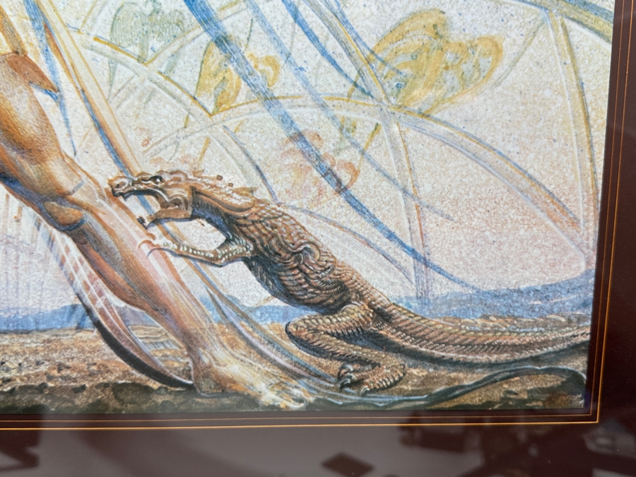 Framed German Opera Poster Die Zauberflute Wolfgang Amadeus Mozart Hamburgische Staatsoper (Hamburg State Opera) 23.5 X 33.5 [Photo 3]