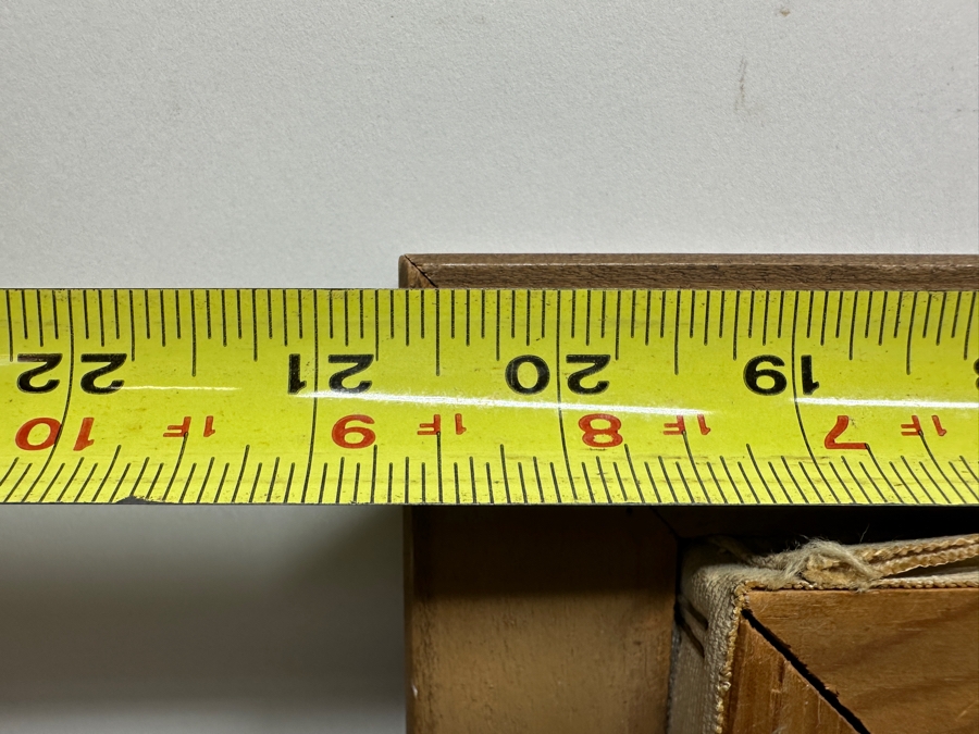 Original Mid-Century Abstract Painting On Canvas Mother With Child Signed Helen Lower Right 18 X 24 Framed 20.5 X 27 [Photo 9]