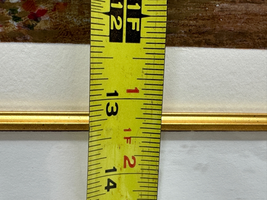 Schaefer / Miles Hand Signed Limited Edition Serigraph Titled 'Twilight Roses' Numbered 9/450 Hand Signed Lower Right 18.5 X 13 Framed 31 X 26 [Photo 8]