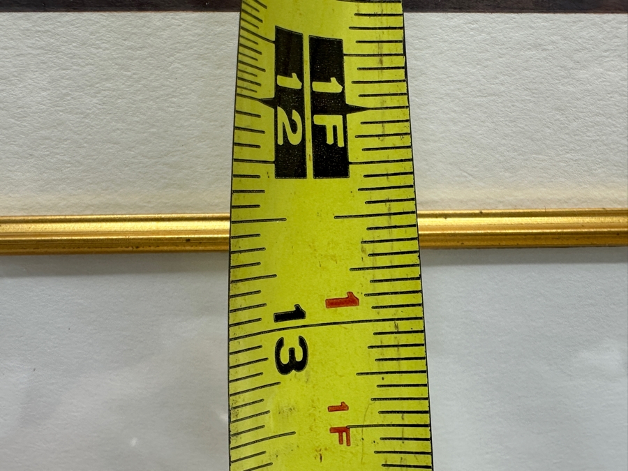 Schaefer / Miles Hand Signed Limited Edition Serigraph Titled 'Garden Mountain Path' Numbered HC 15/85 Hand Signed Lower Right 15.5 X 13.5 Framed 28 X 25 [Photo 9]