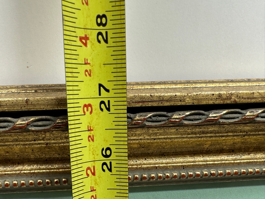 Original Watercolor Painting On Paper Signed Lower Left 25 X 19 Framed 33 X 27 [Photo 13]