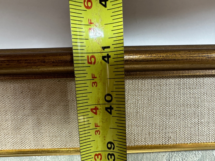 Just Added - Mid-Century Modern Van Amstel Gallery Embellished Serigraph On Canvas 24 X 36 Framed 28.5 X 41 [Photo 10]