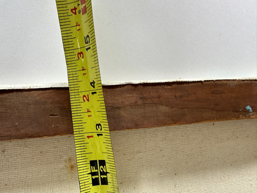 Original Oil Painting On Canvas Of A Seascape Breaking Waves Signed Lower Right Castillo 18 X 14 [Photo 8]