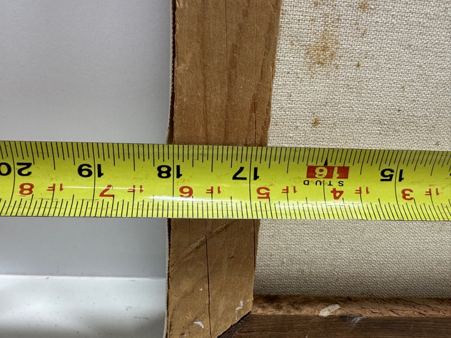 Original Oil Painting On Canvas Of A Seascape Breaking Waves Signed Lower Right Castillo 18 X 14 [Photo 7]