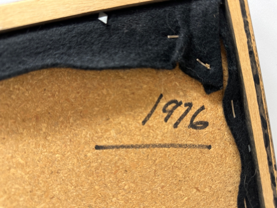 Mid-Century String Artwork Of A Seagull Signed Verso Dick Chapman 1976 37.5 X 13.5 [Photo 8]