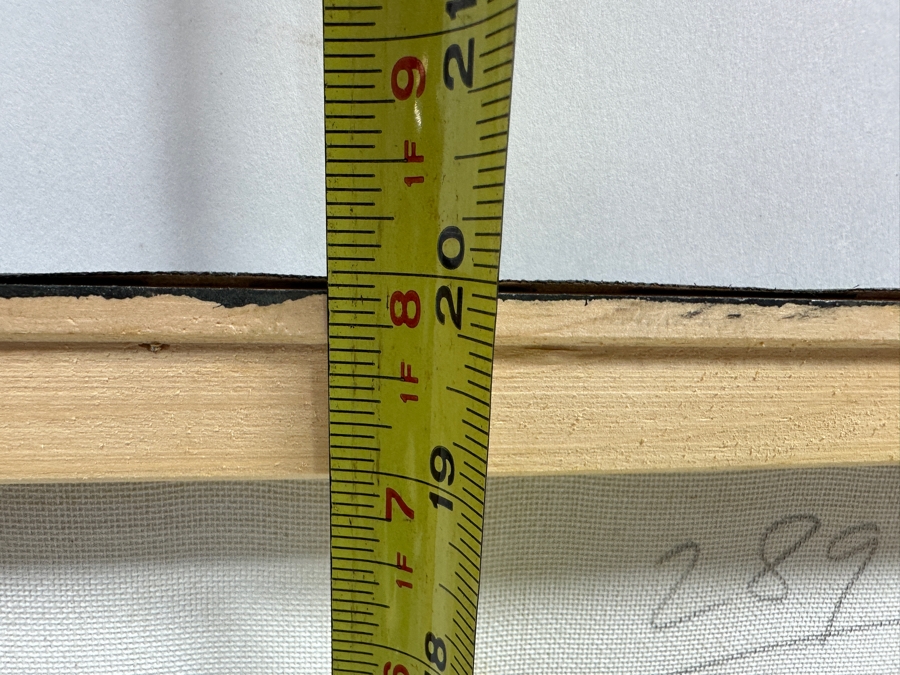 Gerrit Greve (1948-2024, Cardiff by the Sea, CA) Original Acrylic Painting On Canvas Titled '289' Abstract Color Field In Manner of Mark Rothko Signed Verso And Dated 2003 16 X 20 Estimate $300 - $400 [Photo 7]