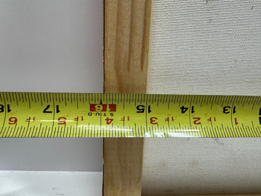 Gerrit Greve (1948-2024, Cardiff by the Sea, CA) Original Acrylic Painting On Canvas Titled '319' Abstract Color Field In Manner of Mark Rothko Signed Verso And Dated 2004 16 X 20 Estimate $300 - $400 [Photo 6]