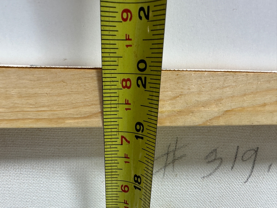 Gerrit Greve (1948-2024, Cardiff by the Sea, CA) Original Acrylic Painting On Canvas Titled '319' Abstract Color Field In Manner of Mark Rothko Signed Verso And Dated 2004 16 X 20 Estimate $300 - $400 [Photo 7]