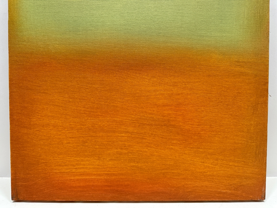 Gerrit Greve (1948-2024, Cardiff by the Sea, CA) Original Acrylic Painting On Canvas Titled '319' Abstract Color Field In Manner of Mark Rothko Signed Verso And Dated 2004 16 X 20 Estimate $300 - $400 [Photo 2]