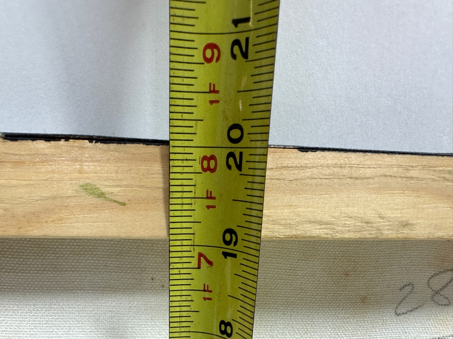 Gerrit Greve (1948-2024, Cardiff by the Sea, CA) Original Acrylic Painting On Canvas Titled '287' Abstract Color Field In Manner of Mark Rothko Signed Verso And Dated 2003 16 X 20 Estimate $300 - $400 [Photo 7]