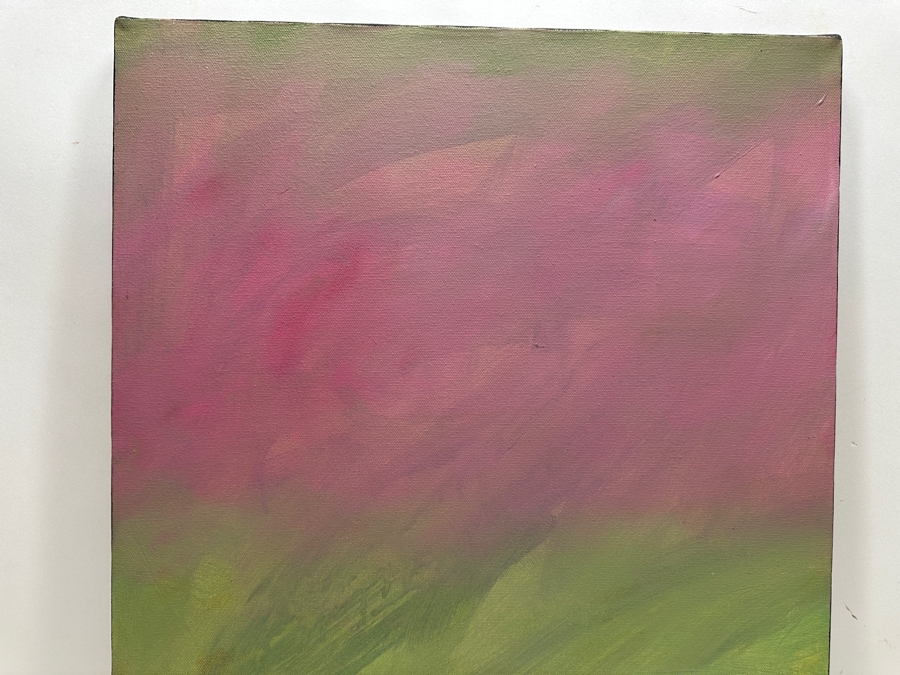 Gerrit Greve (1948-2024, Cardiff by the Sea, CA) Original Acrylic Painting On Canvas Titled '287' Abstract Color Field In Manner of Mark Rothko Signed Verso And Dated 2003 16 X 20 Estimate $300 - $400 [Photo 3]