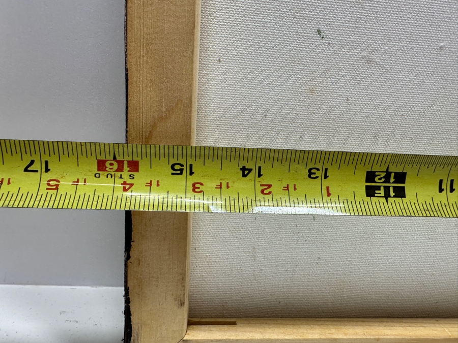 Gerrit Greve (1948-2024, Cardiff by the Sea, CA) Original Acrylic Painting On Canvas Titled '287' Abstract Color Field In Manner of Mark Rothko Signed Verso And Dated 2003 16 X 20 Estimate $300 - $400 [Photo 6]