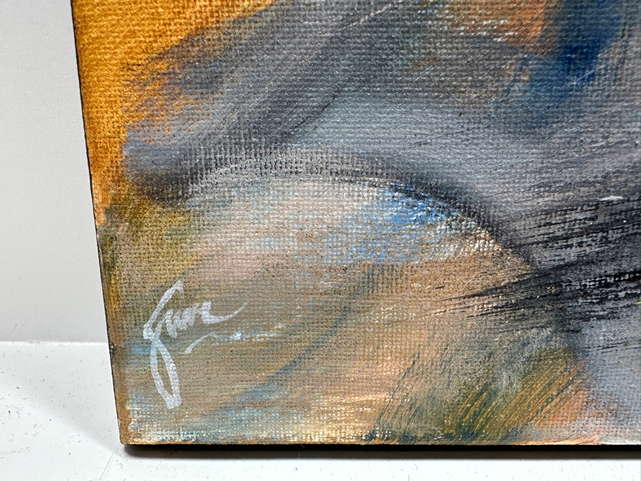 Gerrit Greve (1948-2024, Cardiff by the Sea, CA) Original Acrylic Painting On Canvas Abstract Series Signed Verso And Dated 08-2019 16 X 20 Estimate $300 - $400 [Photo 5]
