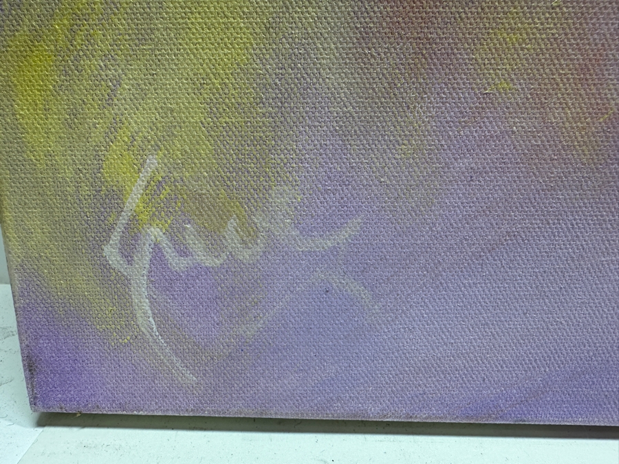 Gerrit Greve (1948-2024, Cardiff by the Sea, CA) Original Acrylic Painting On Canvas Abstract Nude Series Signed Bottom Left And Verso And Dated 03-30-2023 30 X 40 Estimate $1,200 - $1,500 [Photo 5]