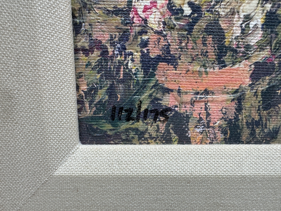 Maxwell Parsons Limited Edition Canvas Print Titled 'Floral Bouquets' Numbered 112/175 Hand Signed Lower Right 11.5 X 11.5 Framed 21 X 21 [Photo 5]