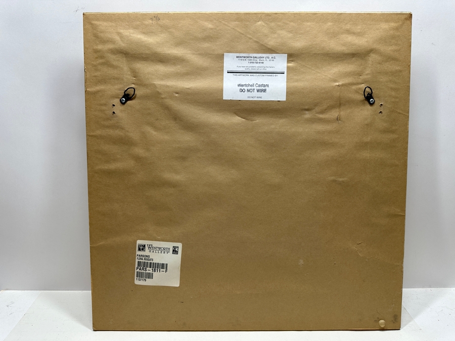 Maxwell Parsons Limited Edition Canvas Print Titled 'Floral Bouquets' Numbered 112/175 Hand Signed Lower Right 11.5 X 11.5 Framed 21 X 21 [Photo 6]