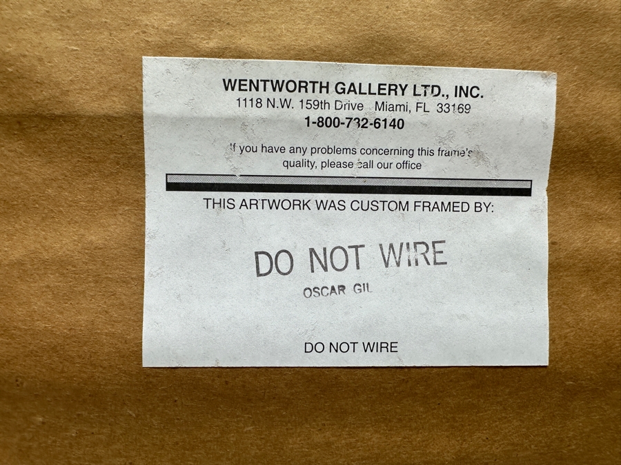 Maxwell Parsons Limited Edition Canvas Print Titled 'Afternoon Stroll' Numbered 120/175 Hand Signed Lower Right 11.5 X 11.5 Framed 21 X 21 [Photo 12]