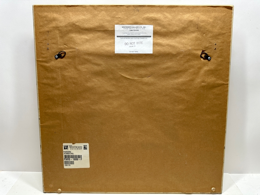 Maxwell Parsons Limited Edition Canvas Print Titled 'Afternoon Stroll' Numbered 120/175 Hand Signed Lower Right 11.5 X 11.5 Framed 21 X 21 [Photo 11]