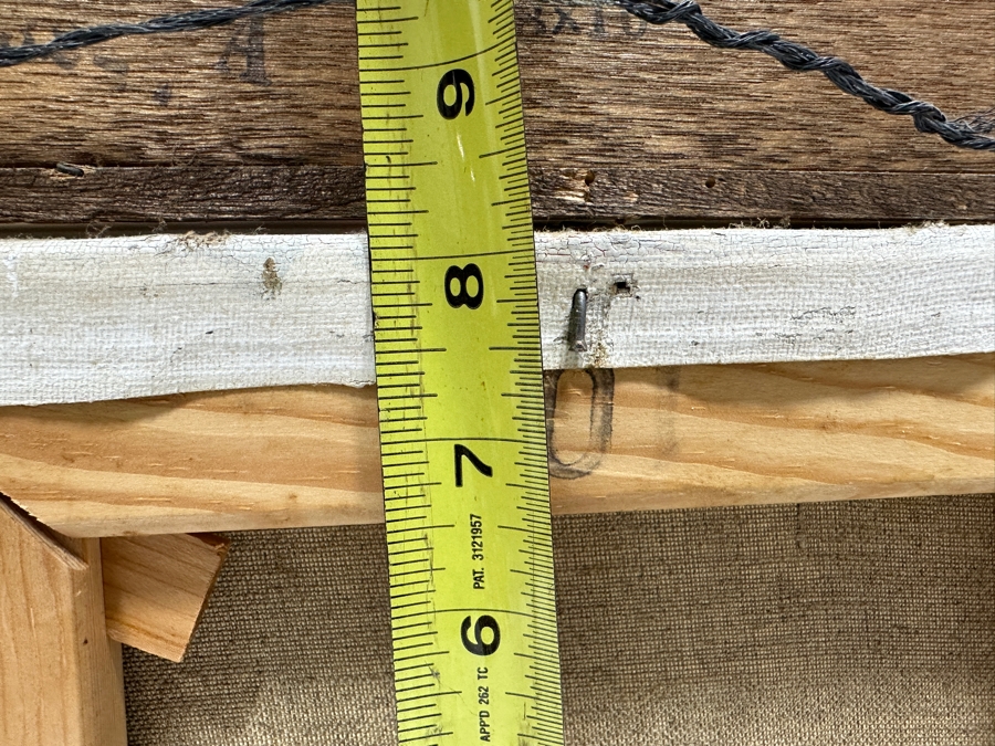 Original Mid-Century Painting On Canvas Signed Cayatte 10 X 8 Framed 16 X 14 [Photo 10]