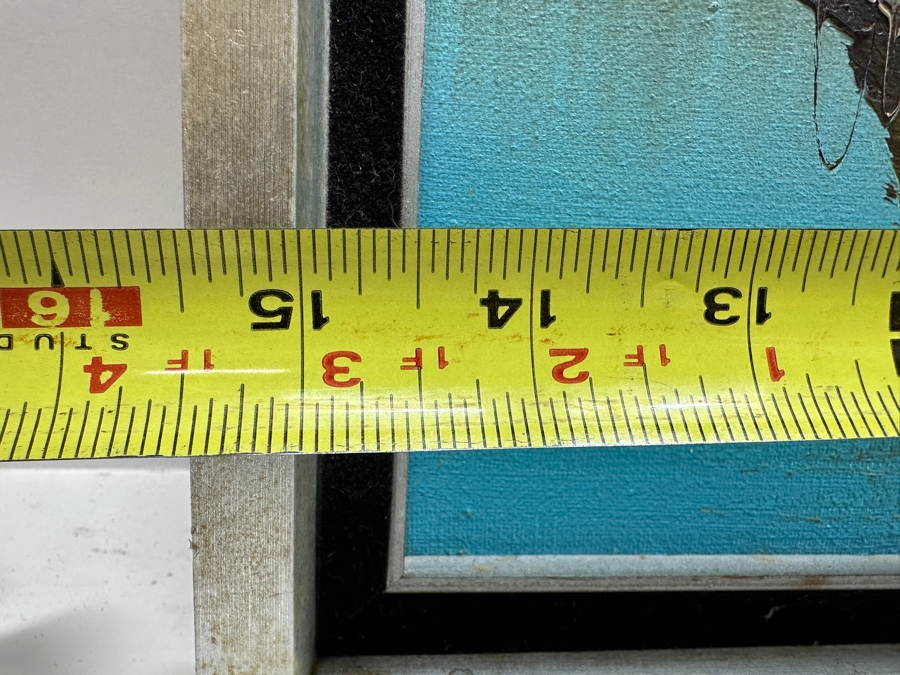 Tang Ping Original Oil Painting On Canvas Of Chinese Junk Boats 14.5 X 12 Framed [Photo 7]