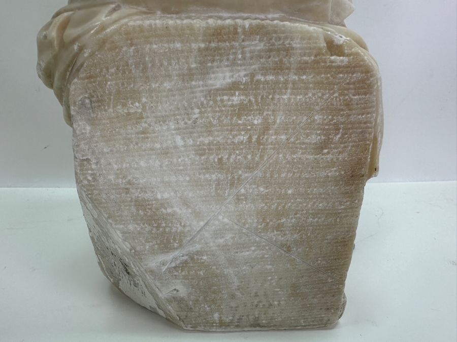 Carved Stone Statue Of Lorenzo De' Medici After Michelangelo 6.5W X 5D X 14.5H [Photo 11]